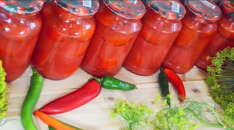 լոլիկի պահածո