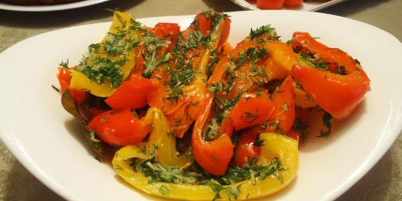 Բուլղարական պղպեղի մարինադ