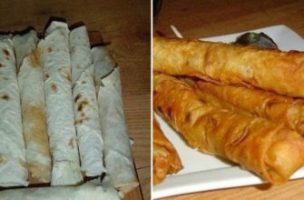 Լավաշով տաք նախուտեստ