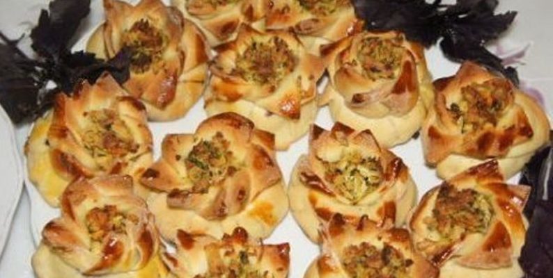 Մսով բլիթներ Վարդեր
