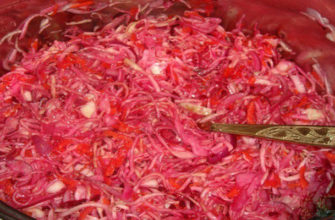 Կաղամբով համեղ աղցան