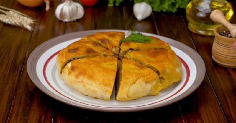 Մսով շերտավոր կարկանդակ