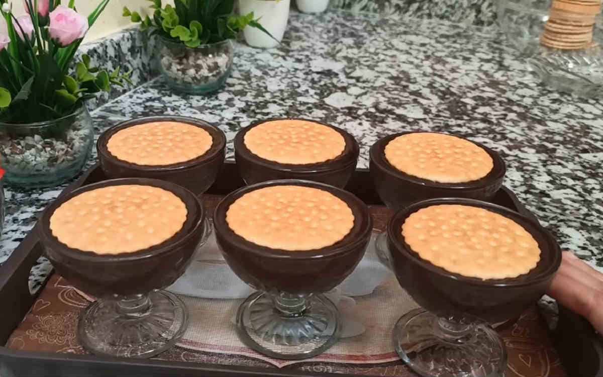 Շոկոլադե աղանդեր թխվածքաբլիթներով