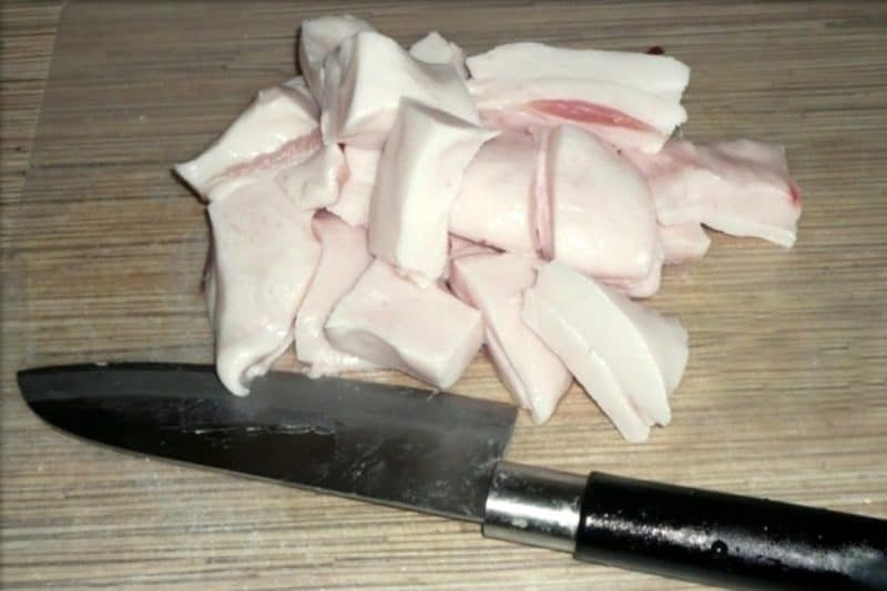 Խոզաճարպով կոտլետներ