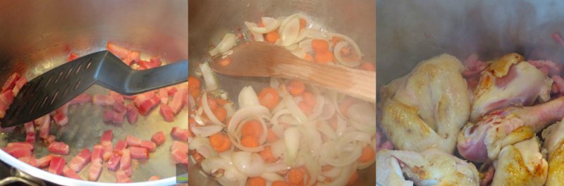 Հավը գինու մեջ