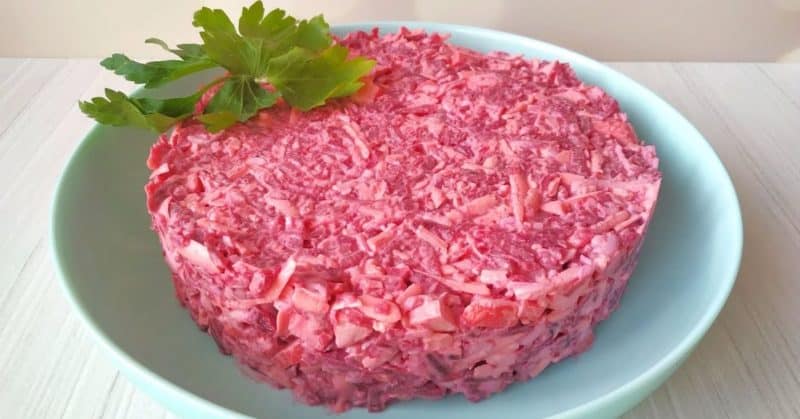 Ճակնդեղով աղցան