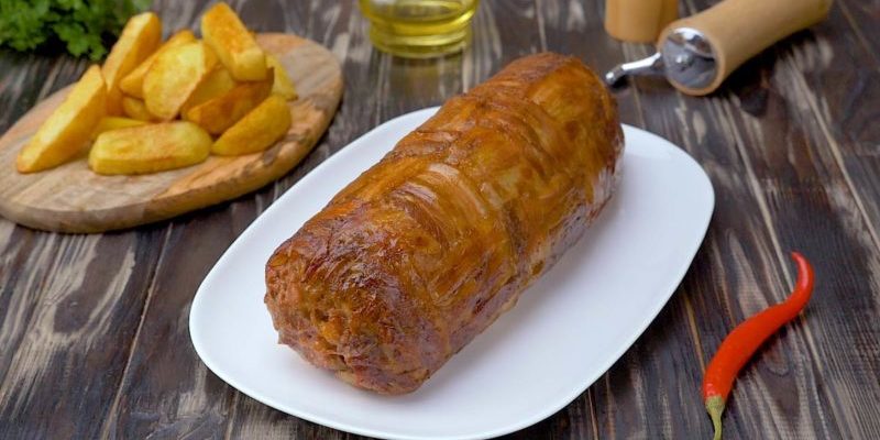 Ռոստբիֆ խոզապուխտով