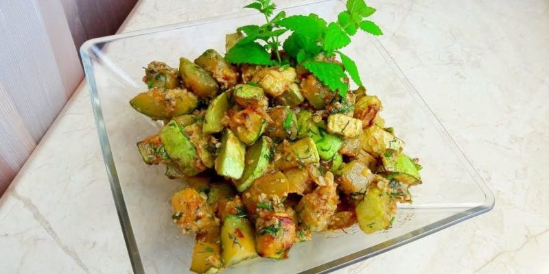 Ընկույզով դդմիկ