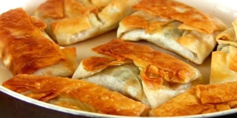 Լավաշով նախուտեստ շոգեխաշած կաղամբով