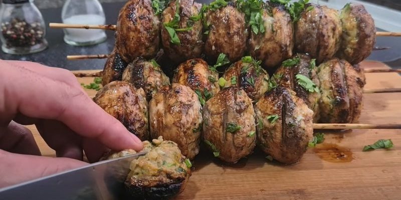 Լցոնված խորոված սունկ