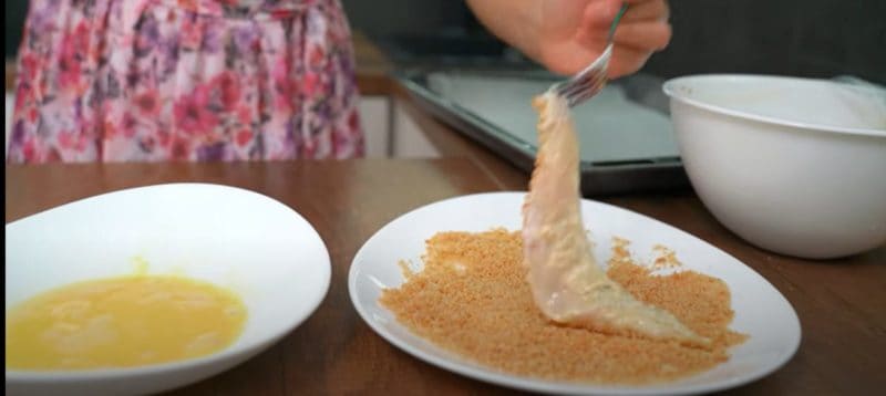 Հավի կրծքամսով ձողիկներ