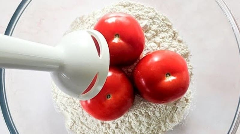 Ալյուրի և լոլիկի բաղադրություն