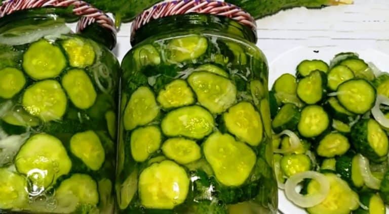 Թարմ վարունգով աղցան