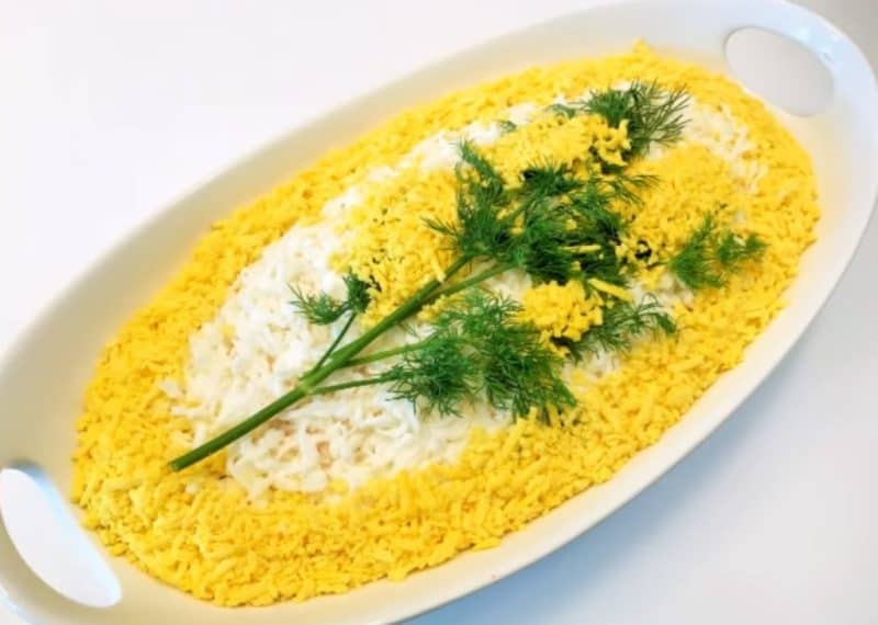 Միմոզա աղցան