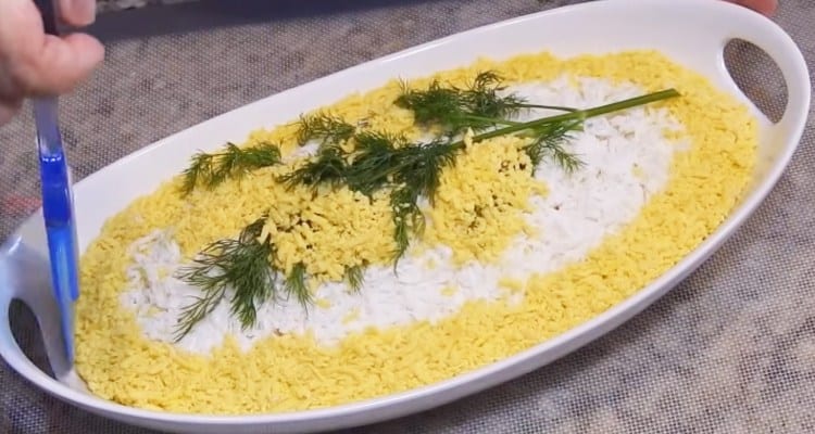 Միմոզա աղցան
