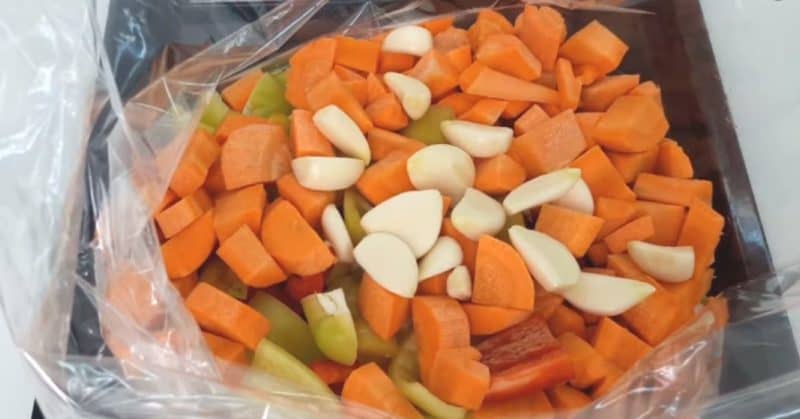 Դդմիկով խավիար ջեռոցում