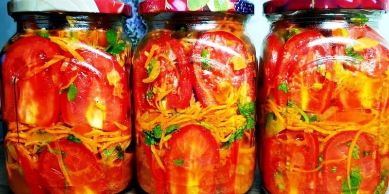 Լոլիկով և գազարով աղցան