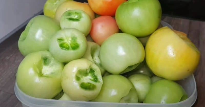 Կանաչ լոլիկի մարինադ