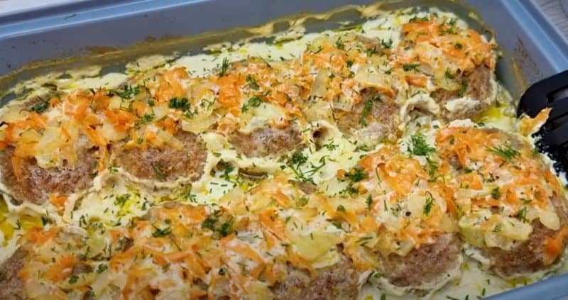 Կոտլետները ջեռոցում
