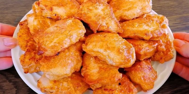 Հավի կրծքամիս խմորով