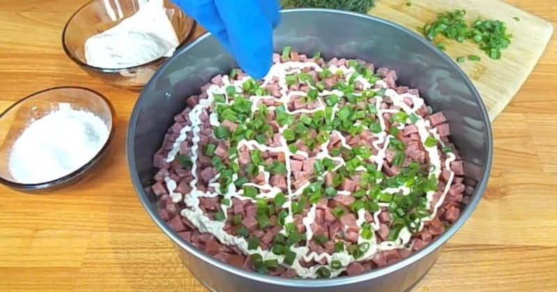 Կարմիր լոբով աղցան