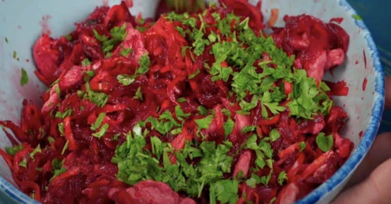 Ճակնդեղով աղցան