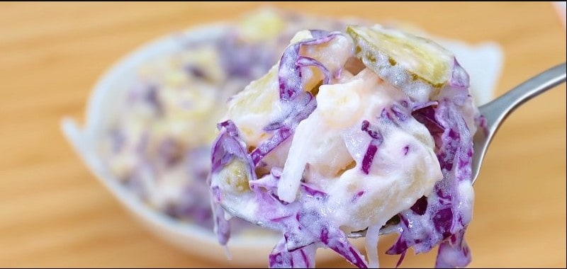 Կաղամբով աղցան