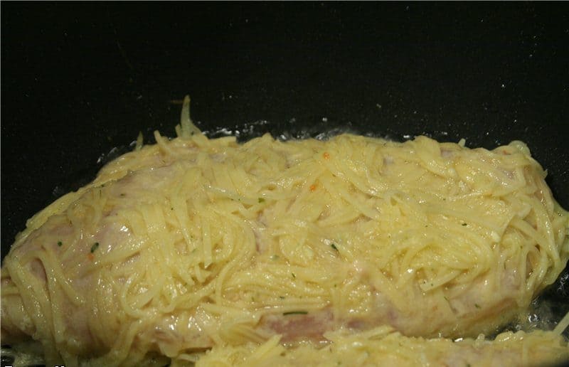 Հավի կրծքամիս մուշտակով