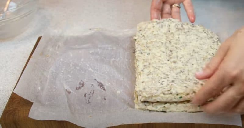 Հավով աղցան խորտիկ