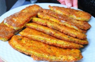 Տապակած դդմիկ պանրով