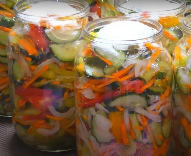 Բանջարեղենով աղցան