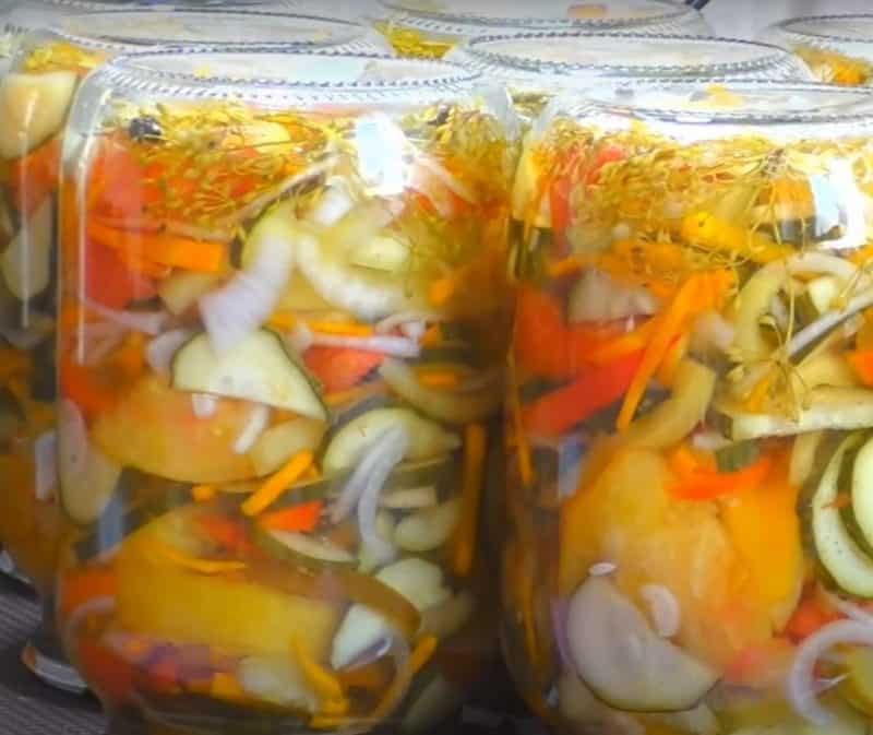 Բանջարեղենով աղցան