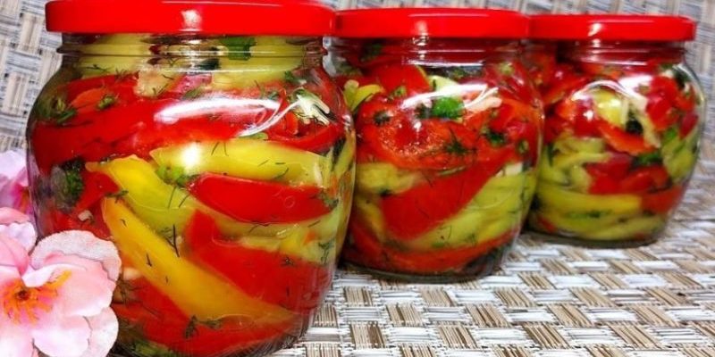 Բուլղարական պղպեղի մարինադ