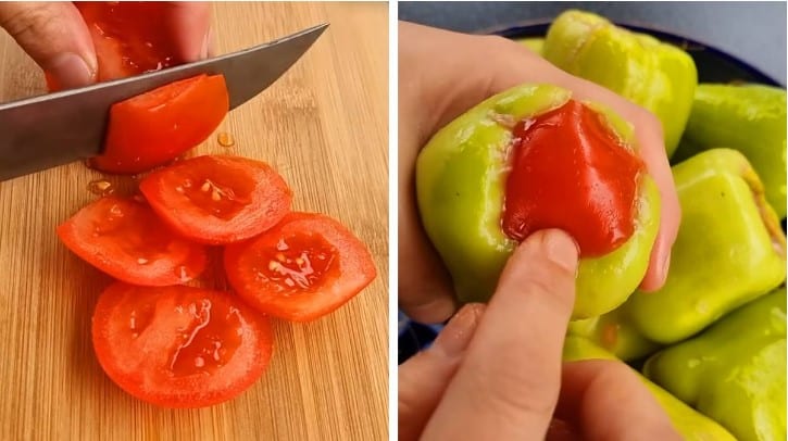 Մսով լցոնած պղպեղ