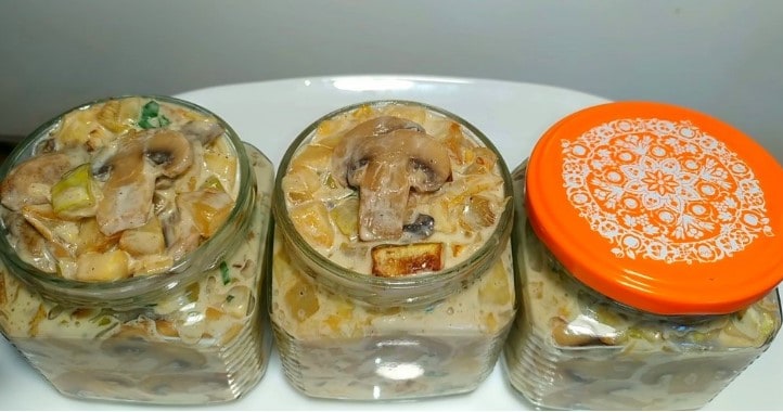 Սնկով դդմիկ մայոնեզով