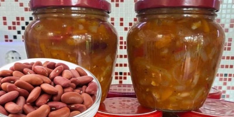 Բանջարեղենով և լոբով պահածո
