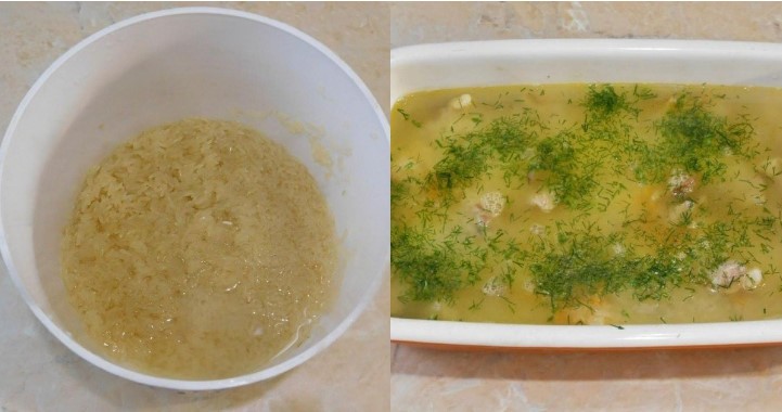Խոզի միսը բրնձով