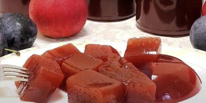 Խնձորով ու սալորով ջեմ