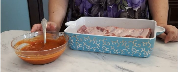 Խոզի կողիկներ մեղրով