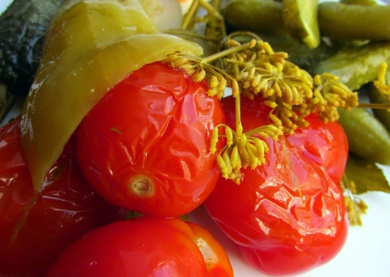 Մարինացված լոլիկ ասպիրինով