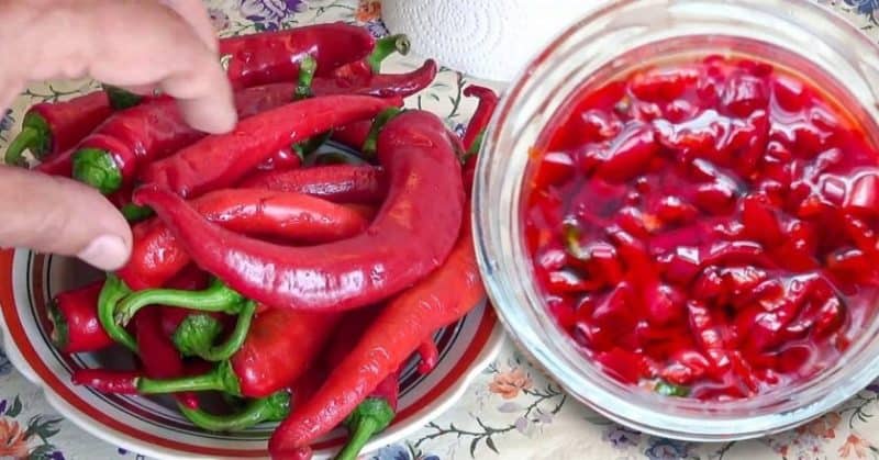 Մարինացված չիլի պղպեղ