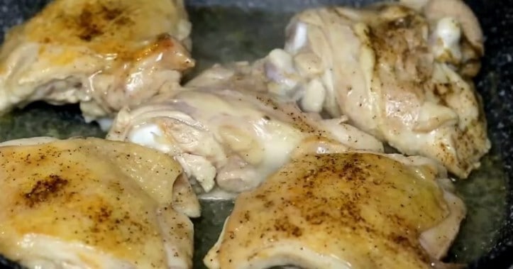 Հավի միսը թեյով