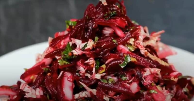Ճակնդեղ չինական կաղամբով