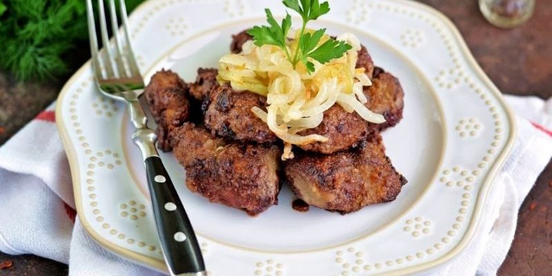 տապակած լյարդ
