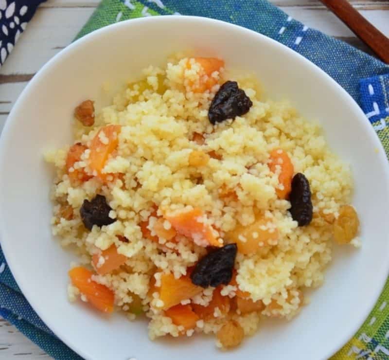 Կուսկուս չրերով