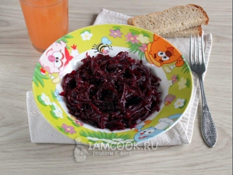Շոգեխաշած ճակնդեղ