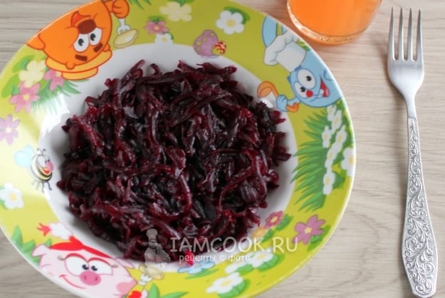 Շոգեխաշած ճակնդեղ