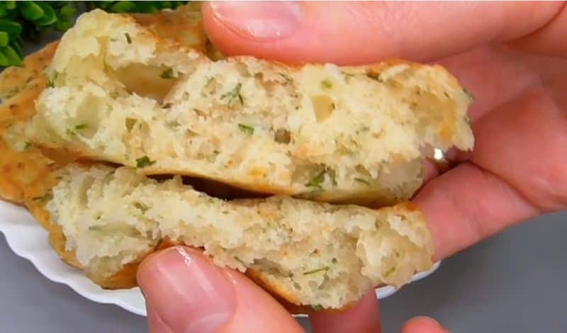 Պահքի բլիթներ կանաչիով