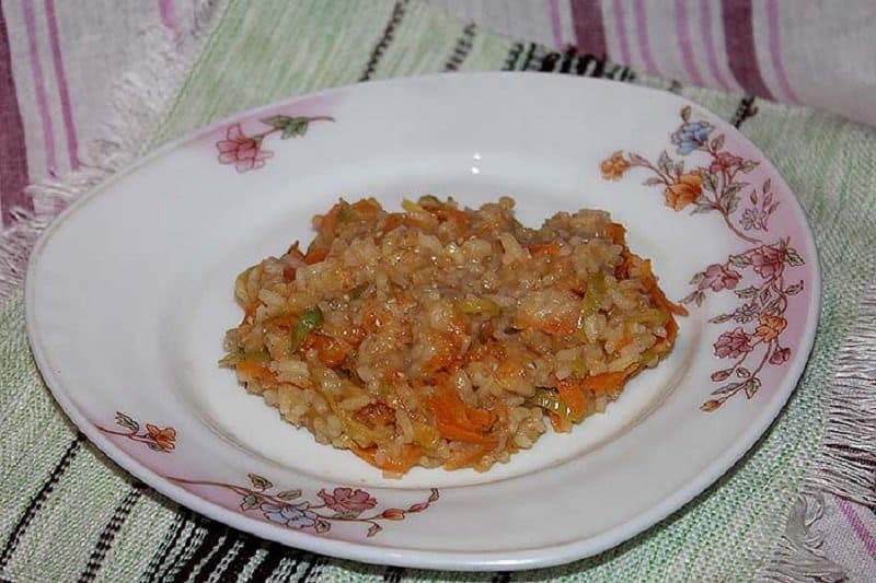 Ոսպով բրնձով փլավ