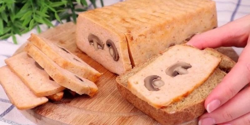 Մսային բոքոն շամպինիոններով